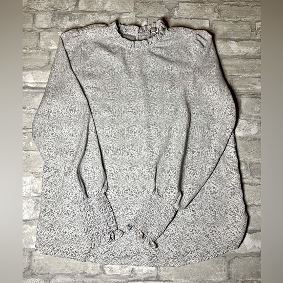 MAISON D’ AMÉLIE: Long Sleeve Blouse - Picture 4 of 7